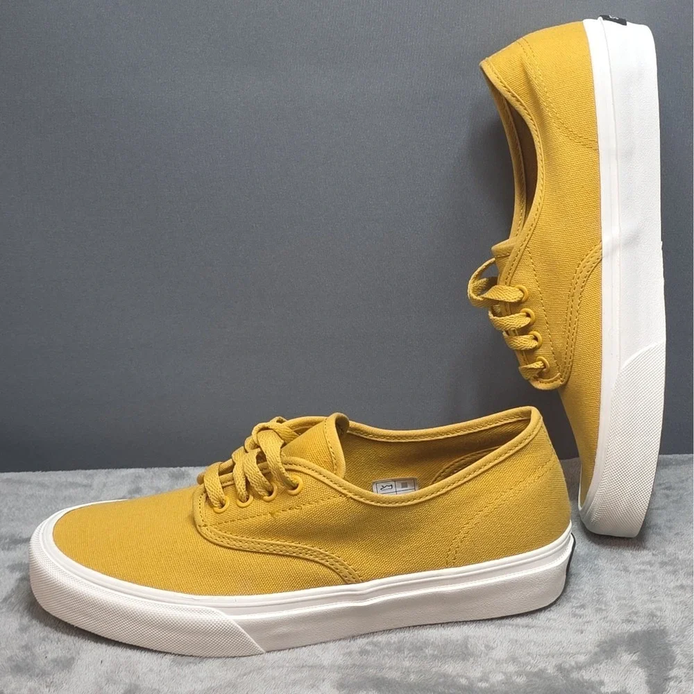 STRAYE Skate Shoes Mustard Yellow Low Men's US 9 J874-0720 Lace-up